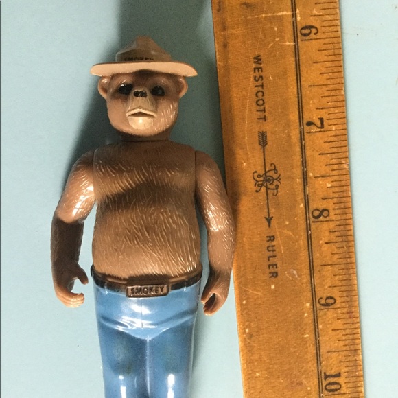 🔥Smokey the Bear 🐻 Vintage Tonka Figurine 80’s - Picture 1 of 16